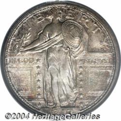 1917-S 25C Type One MS65 Full Head PCGS.