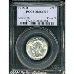 1918-D 25C MS64 Full Head PCGS. Nice luster