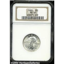 1923 25C MS65 NGC. Well struck and untoned,