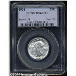 1924 25C MS63 Full Head PCGS. Seemingly
