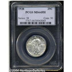 1928 25C MS64 Full Head PCGS. Well struck with