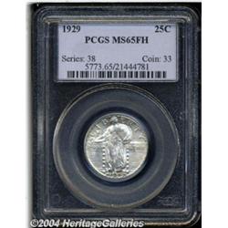 1929 25C MS65 Full Head PCGS. Fully struck and