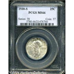 1930-S 25C MS66 PCGS. Light silvery-gray with