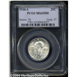 1930-S 25C MS65 Full Head PCGS. Fully struck
