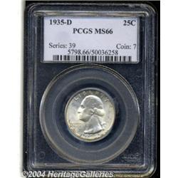 1935-D 25C MS66 PCGS. Just a few specks of