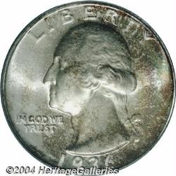 1936-D 25C MS67 PCGS. Bright, coruscant mint