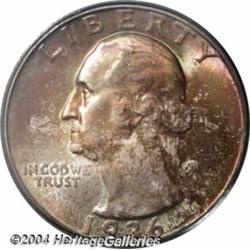 1936-S 25C MS67 PCGS. Majestically toned in