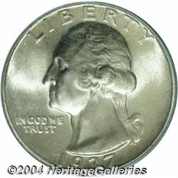 1937-D 25C MS67 PCGS. Scattered champagne