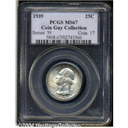 1939 25C MS67 PCGS. Ex: Coin Guy Collection.