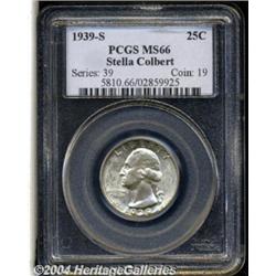 1939-S 25C MS66 PCGS. UVC-110, DDO-001. The