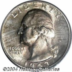 1943-S 25C Doubled Die MS64 PCGS. FS-17. The