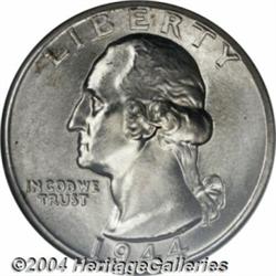 1944-D 25C MS68 NGC. Fully brilliant with a