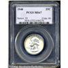 Image 1 : 1948 25C MS67 PCGS. Fully struck with lovely,