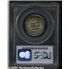Image 2 : 1949 25C MS67 PCGS. Mottled olive and lilac