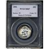 Image 1 : 1951 25C MS67 PCGS. Razor-sharp striking
