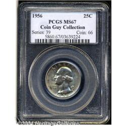 1956 25C MS67 PCGS. Ex: Coin Guy Collection.