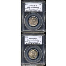 1957 25C MS67 PCGS, Ex: Coin Guy Collection,