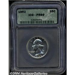 1952 25C PR69 ICG. A light haze of blue toning