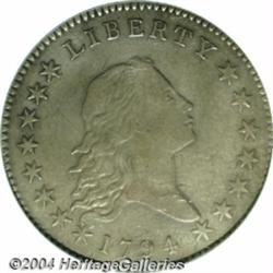 1794 50C XF40 SEGS (XF40 Field Tooled Above