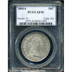 1805/4 50C XF45 PCGS. O-102, R.3. The