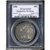 Image 1 : 1806 50C Pointed 6, No Stem XF45 PCGS.