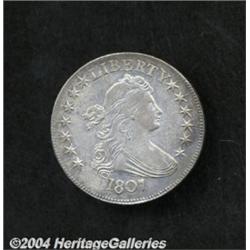 1807 50C Draped Bust AU55 Questionable Toning