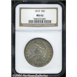 1812 50C MS62 NGC. O-104a, R.1. A well struck