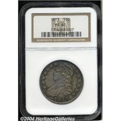 1813 50C MS62 NGC. O-107, R.4 for the die