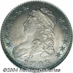 1818/7 50C Small 8 MS62 NGC. O-101, R.1. This