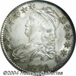 1821 50C MS65 NGC. Ex: Eliasberg. O-104, R.1.