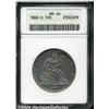 Image 1 : 1860-O 50C MS64 ANACS. A particularly well