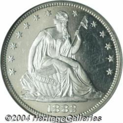 1882 50C PR65 Cameo NGC. Untoned with stark