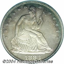 1883 50C PR66 Cameo PCGS. A dash of