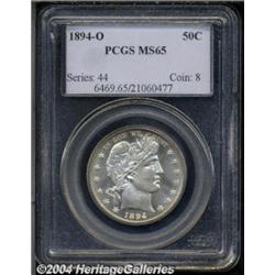 1894-O 50C MS65 PCGS. A scarce New Orleans