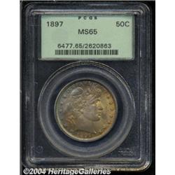 1897 50C MS65 PCGS. Well struck with some