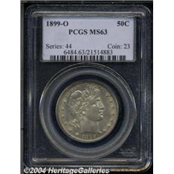 1899-O 50C MS63 PCGS. Fully struck and highly
