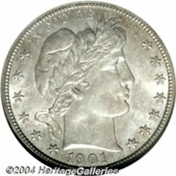 1901-S 50C MS67 NGC. Ex: Eliasberg. The San