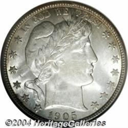 1905-O 50C MS64 NGC. This scarcer New Orleans