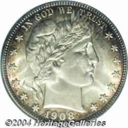 1908-O 50C MS65 PCGS. Extremely well struck