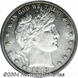 1913-S 50C MS64 PCGS. Although produced in