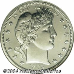 1903 50C PR66 NGC. A deeply mirrored specimen