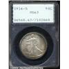 Image 1 : 1916-S 50C MS63 PCGS. Splendid russet and