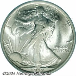 1917-D 50C Reverse MS65 PCGS. This coin boasts