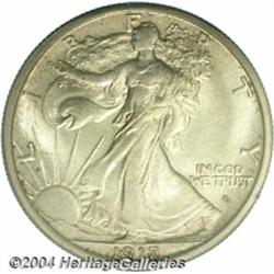 1917-S 50C Obverse MS65 PCGS. With only a