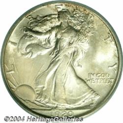 1920-S 50C MS66 PCGS. A scarce early