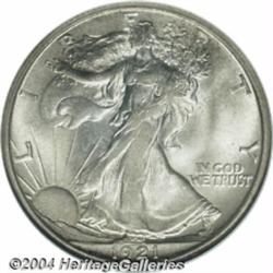 1921-D 50C MS65 NGC. One of the widely