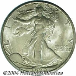 1929-S 50C MS65 PCGS. This lustrous Walker has