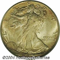 1935 50C MS67 ICG. Beautifully toned in soft