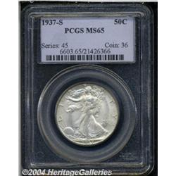 1937-S 50C MS65 PCGS. A typically struck,