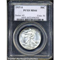 1937-S 50C MS66 PCGS. Well struck and